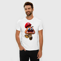 Футболка slim-fit Goomba, цвет: белый — фото 2