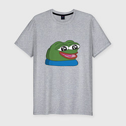 Футболка slim-fit Pepe happy Пепе хеппи, цвет: меланж