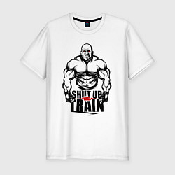 Футболка slim-fit Train UP, цвет: белый