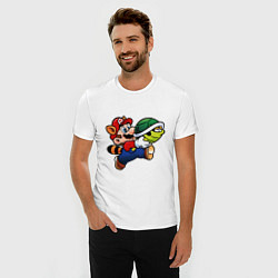 Футболка slim-fit MarioTurtles, цвет: белый — фото 2