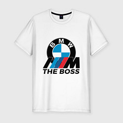 Футболка slim-fit BMW BOSS, цвет: белый