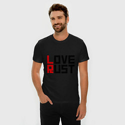 Футболка slim-fit Love Rust, цвет: черный — фото 2