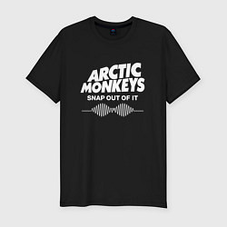 Футболка slim-fit Arctic Monkeys, группа, цвет: черный