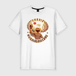 Футболка slim-fit Khabib Nurmagomedov Art, цвет: белый