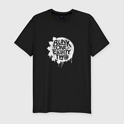 Футболка slim-fit Blink 182, логотип, цвет: черный