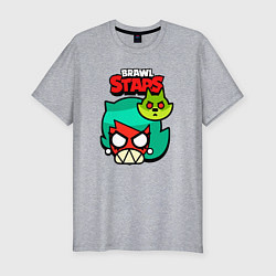 Футболка slim-fit BrawlStars Злая Лола, цвет: меланж