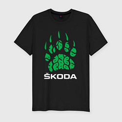 Футболка slim-fit SKODA ШКОДА ХИЩНИК, цвет: черный