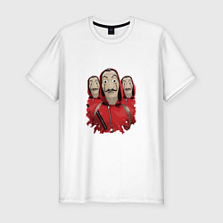 Футболка slim-fit Money Heist Trio, цвет: белый