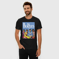 Футболка slim-fit The Beatles - world legend!, цвет: черный — фото 2