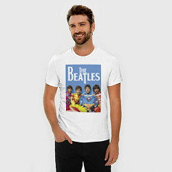 Футболка slim-fit The Beatles - world legend!, цвет: белый — фото 2