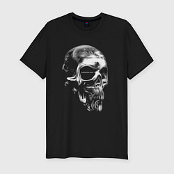 Футболка slim-fit Memento mori!, цвет: черный