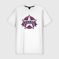 Футболка slim-fit Texas Rangers -baseball team, цвет: белый