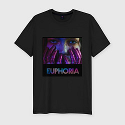 Футболка slim-fit Сериал Euphoria - Зендея, цвет: черный