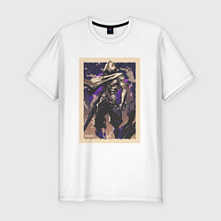 Футболка slim-fit Omen art, цвет: белый