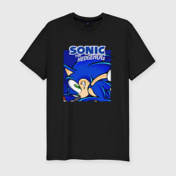 Футболка slim-fit Sonic Adventure Sonic, цвет: черный