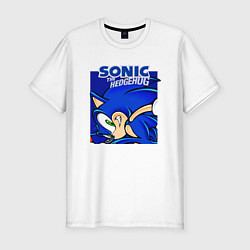 Футболка slim-fit Sonic Adventure Sonic, цвет: белый