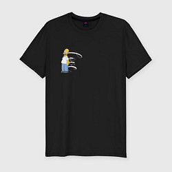 Футболка slim-fit Homer Love, цвет: черный