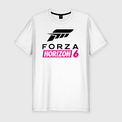 Футболка slim-fit Forza Horizon 6 logo, цвет: белый