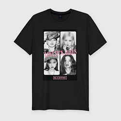 Футболка slim-fit Blackpink K-pop, цвет: черный