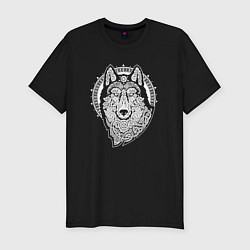 Футболка slim-fit Northern Wolf, цвет: черный