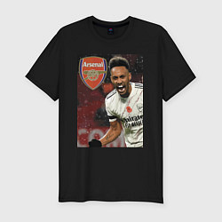 Футболка slim-fit Arsenal, Pierre-Emerick Aubameyang!, цвет: черный