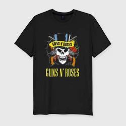 Футболка slim-fit GUNS N ROSES ГРУППА, цвет: черный