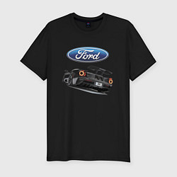 Футболка slim-fit Ford Performance Motorsport, цвет: черный
