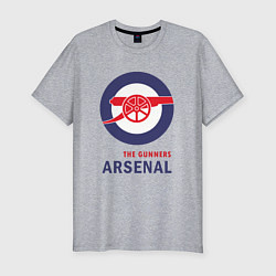 Футболка slim-fit Arsenal The Gunners, цвет: меланж