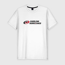 Футболка slim-fit Carolina Hurricanes Каролина Харрикейнз, цвет: белый