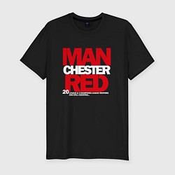 Футболка slim-fit MANCHESTER UNITED RED Манчестер Юнайтед, цвет: черный