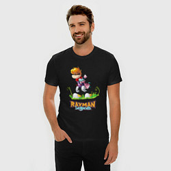 Футболка slim-fit Уставший Rayman, цвет: черный — фото 2