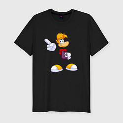 Футболка slim-fit Rayman Legends gamer, цвет: черный