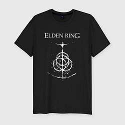 Футболка slim-fit Elden ring лого, цвет: черный