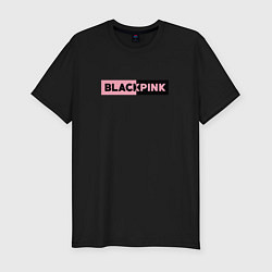 Футболка slim-fit BLACKPINK ЛОГОТИП, цвет: черный