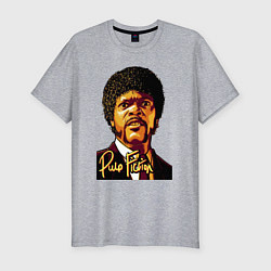 Футболка slim-fit Jules Winnfield, цвет: меланж