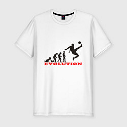 Мужская slim-футболка Football Evolution
