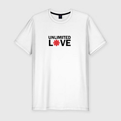 Футболка slim-fit Unlimited love, цвет: белый