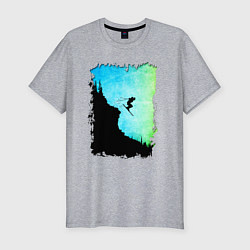 Футболка slim-fit Дроп, цвет: меланж