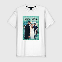 Футболка slim-fit Бриджертоны Bridgerton, цвет: белый
