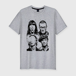 Футболка slim-fit RHCP faces, цвет: меланж