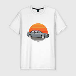 Футболка slim-fit BMW Sun, цвет: белый