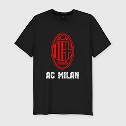 Футболка slim-fit МИЛАН AC Milan, цвет: черный