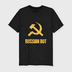 Футболка slim-fit Atomic Heart: Russian Bot, цвет: черный