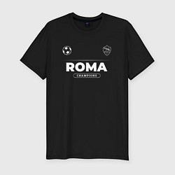 Футболка slim-fit Roma Форма Чемпионов, цвет: черный