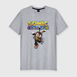 Футболка slim-fit Charmy Bee Sonic Video game, цвет: меланж