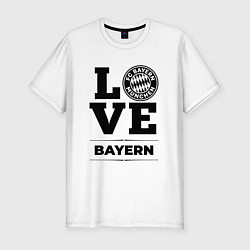 Футболка slim-fit Bayern Love Классика, цвет: белый