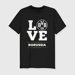 Футболка slim-fit Borussia Love Classic, цвет: черный