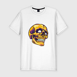 Футболка slim-fit Dead Skull, цвет: белый