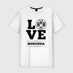 Футболка slim-fit Borussia Love Классика, цвет: белый