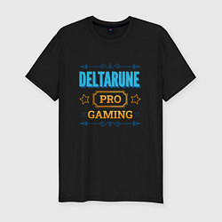 Футболка slim-fit Игра Deltarune PRO Gaming, цвет: черный